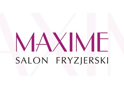 Grafika 3D | Animacje 3D | Projektowanie graficzne / Maxime - salon fryzjerski