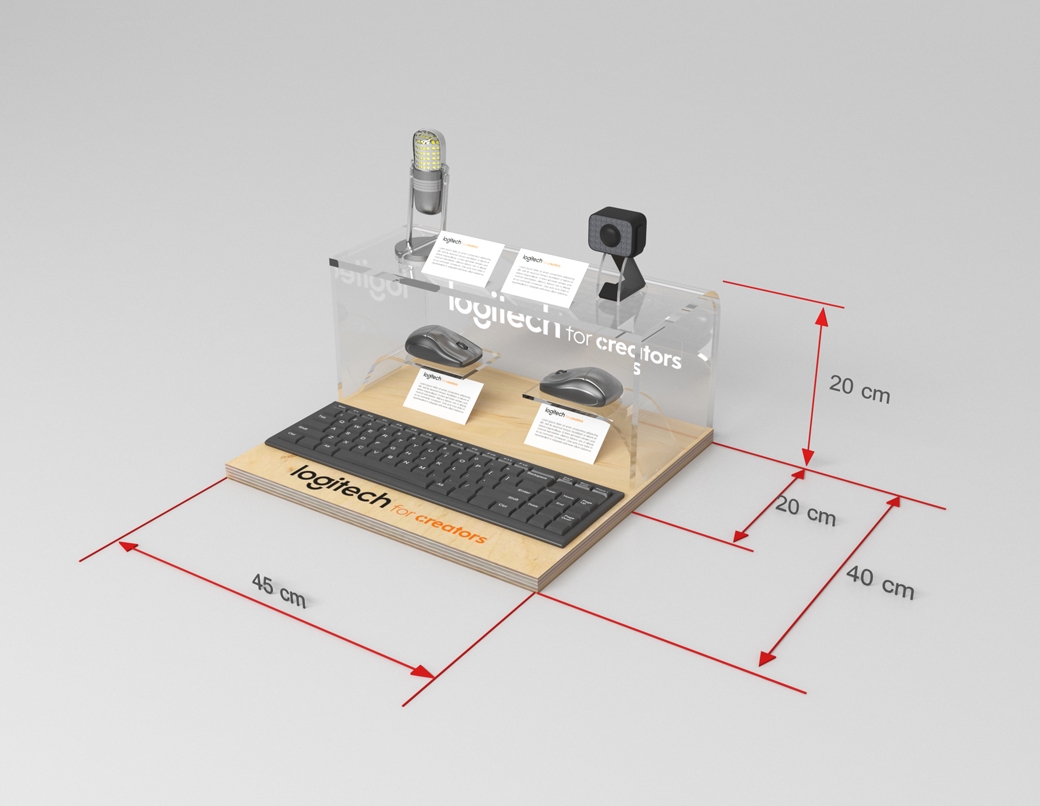 Grafika 3D | Animacje 3D | Projektowanie graficzne | Schodowy display | Produkcja display i stoisk targowych